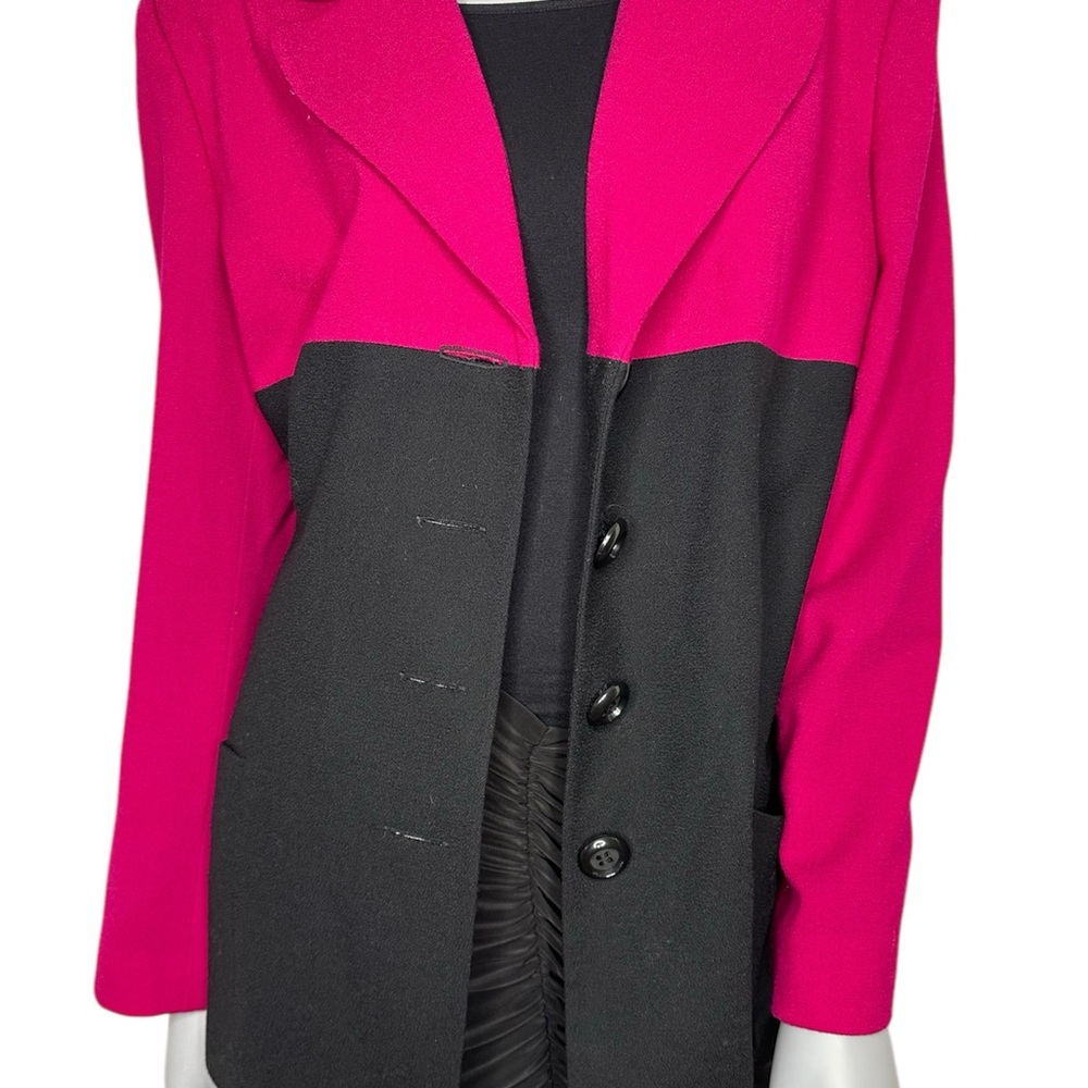 Vintage Stylish Pink and Black Women's Jacket SALE